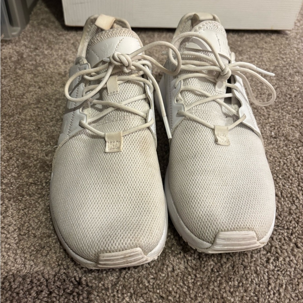 Adidas White Mesh Sneakers